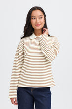 Load image into Gallery viewer, Fransa Frkerra Top - Beige Stripe