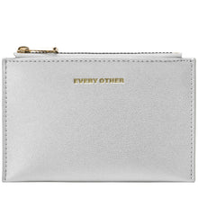 Load image into Gallery viewer, Every Other Zip Top Card Holder Purse 12101 - Silver - Village Boutique