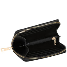 Load image into Gallery viewer, Every Other Zip Round Purse 12140 - Black - Village Boutique