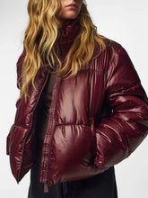 Load image into Gallery viewer, Pieces Pcamilia Puffer Jacket - Winetasting
