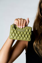 Load image into Gallery viewer, Every Other Quilted Card Holder Purse 12134 - Olive - Village Boutique