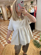 Load image into Gallery viewer, Smock Tee - Stone