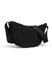 Load image into Gallery viewer, Pieces Pcamanda Teddy Crossbody Bag - Black