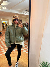Load image into Gallery viewer, Pieces Pcamilia Puffer Jacket - Ivy Green