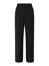 Load image into Gallery viewer, Pieces Pcmichelle Rhinestone Highwaist Trousers