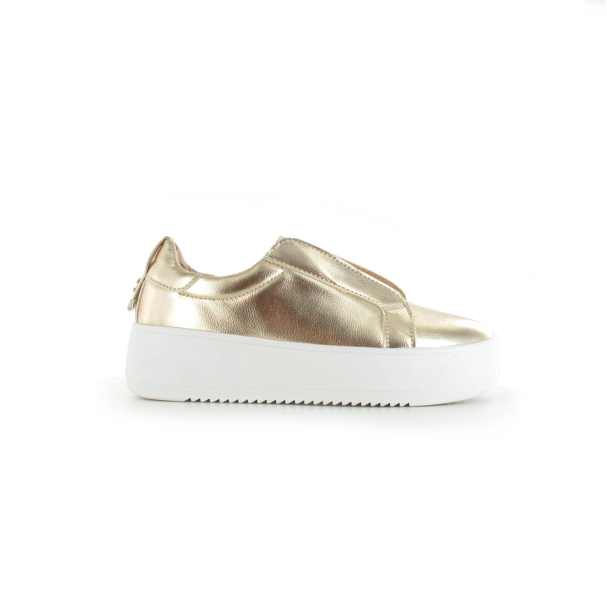 Milan Platform Trainers Gold – Village Boutique