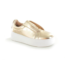 Load image into Gallery viewer, Milan Platform Trainers - Gold