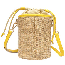 Load image into Gallery viewer, Every Other Drawstring Shoulder Bag - Yellow 12022
