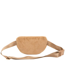 Load image into Gallery viewer, Every Other Faux Fur Sling Bag 12081 - Tan
