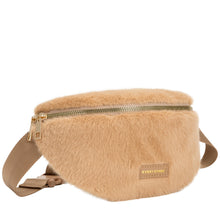 Load image into Gallery viewer, Every Other Faux Fur Sling Bag 12081 - Tan
