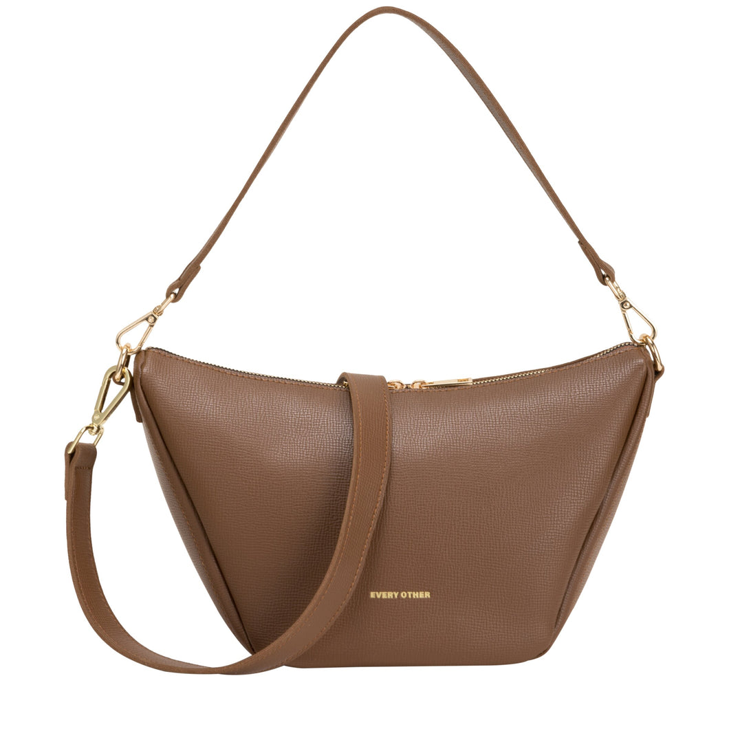 Every Other V- Line Shoulder Bag 12092 - Brown