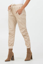 Load image into Gallery viewer, Suzy D Faux Leather Ultimate Joggers - Beige
