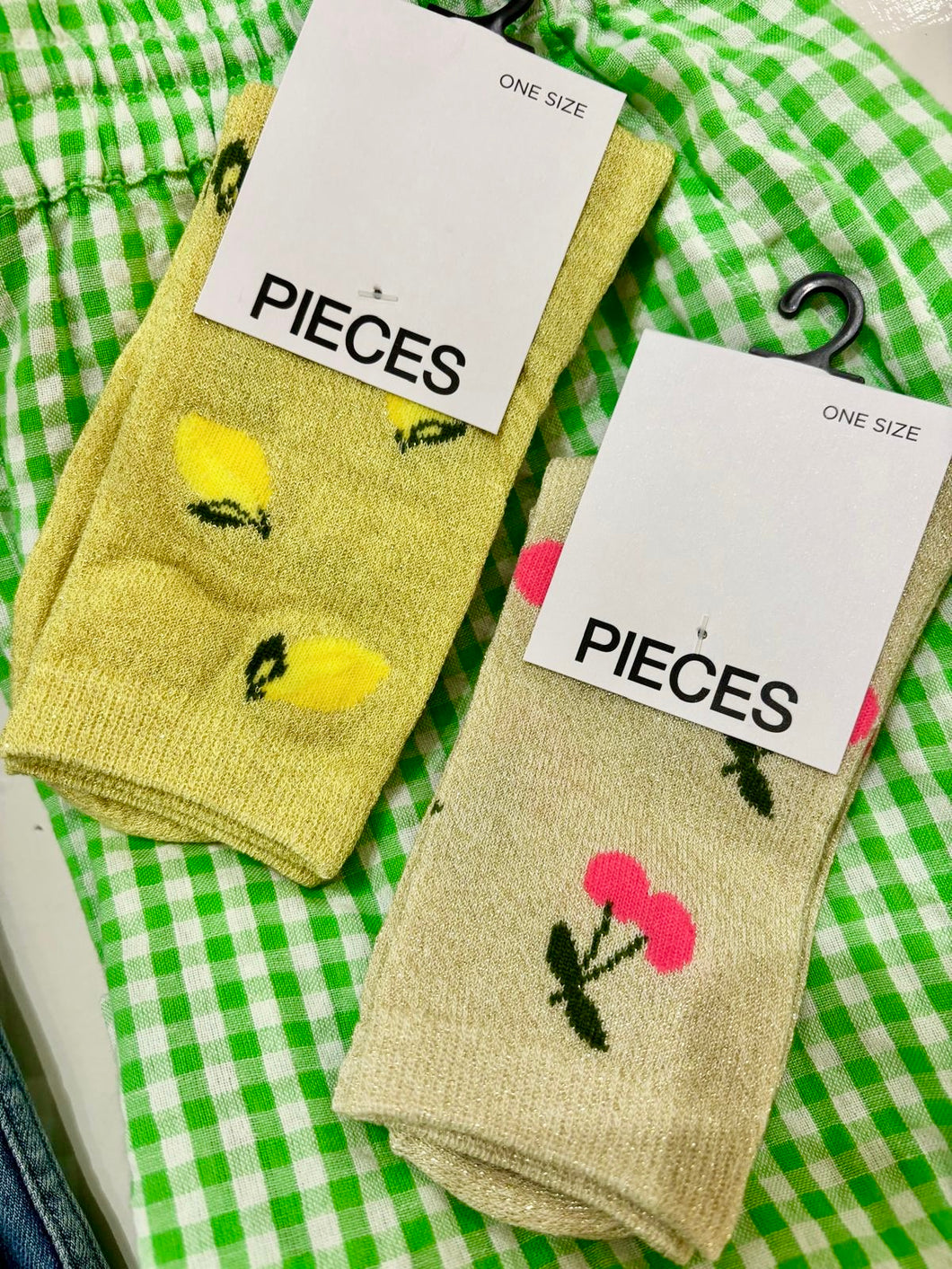Pieces Pcsebby Socks - Lemons