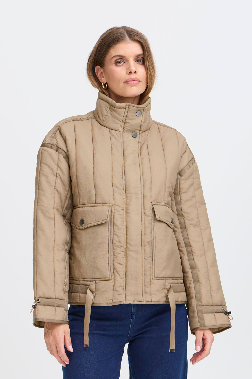 Fransa Frevita Jacket - Desert Taupe