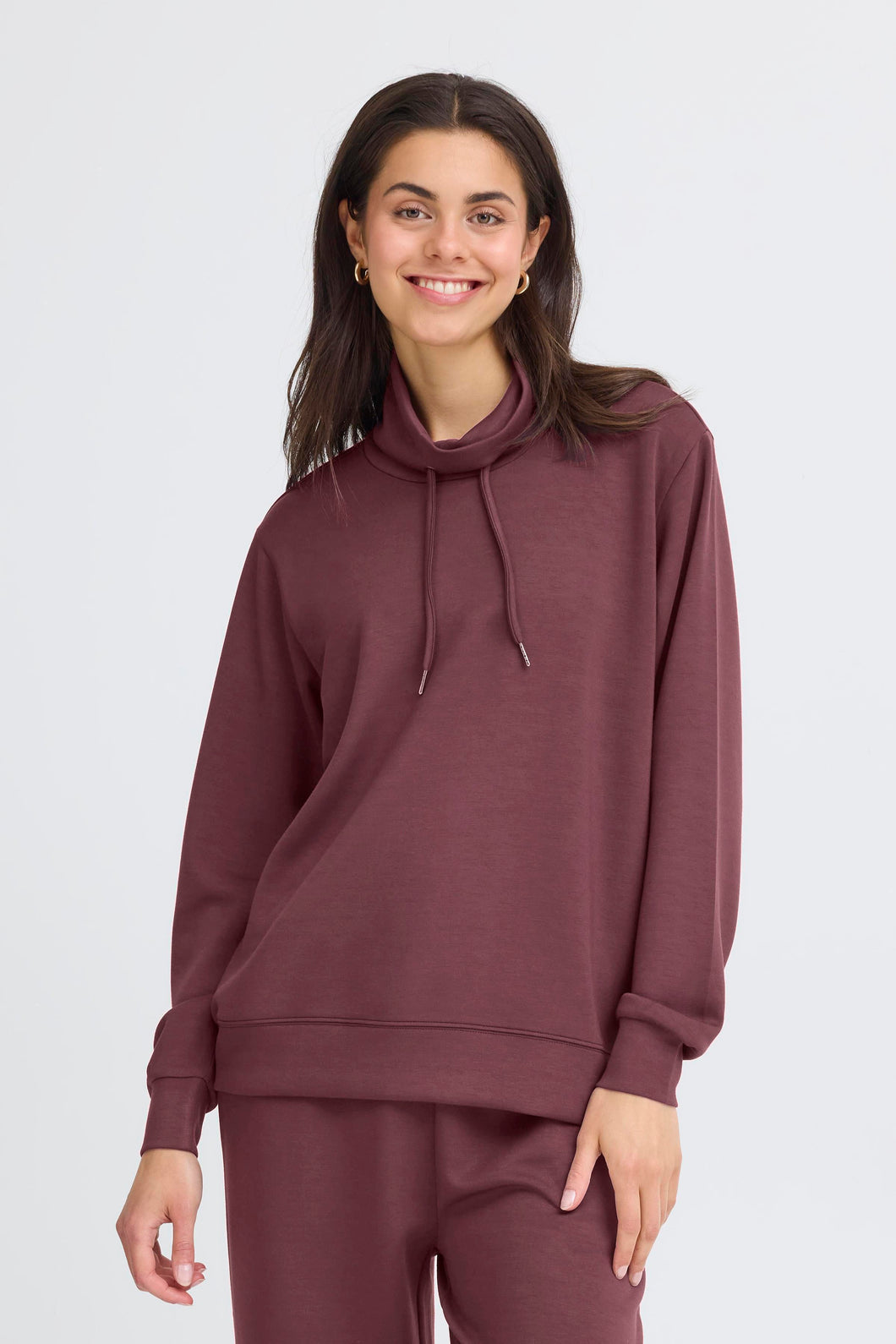 Fransa Fraurora Top - Fudge