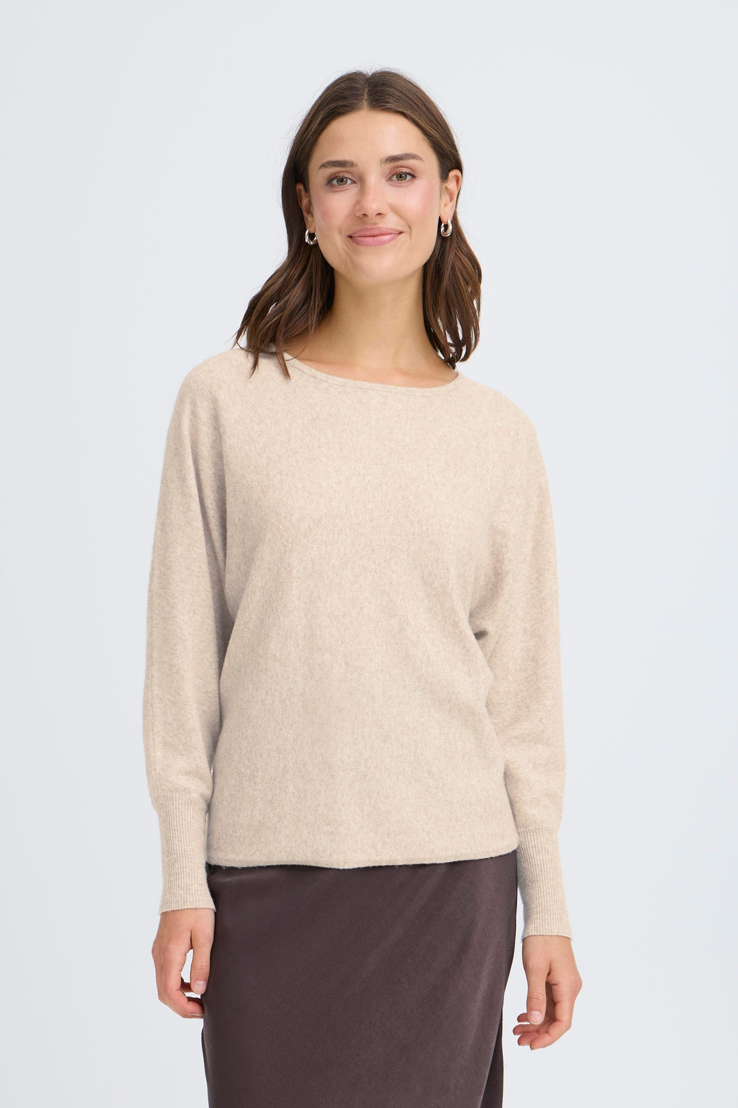 Fransa Frromina Knit - Oatmeal Melange
