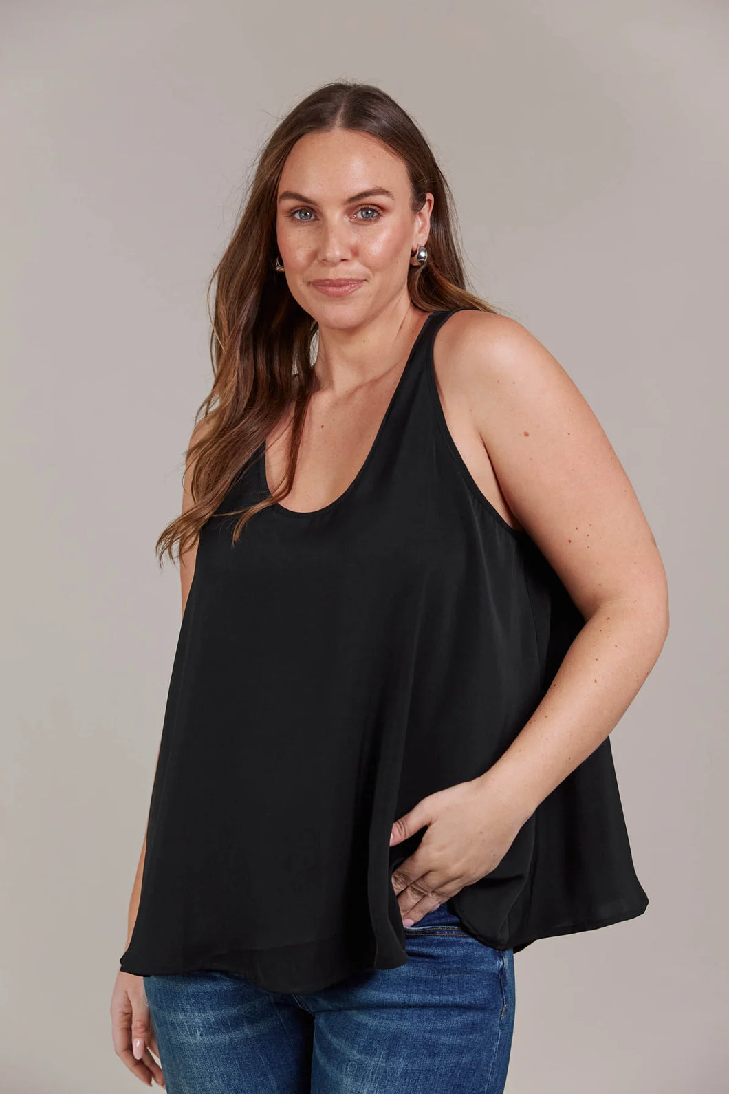 Elsie Tank Top - Black
