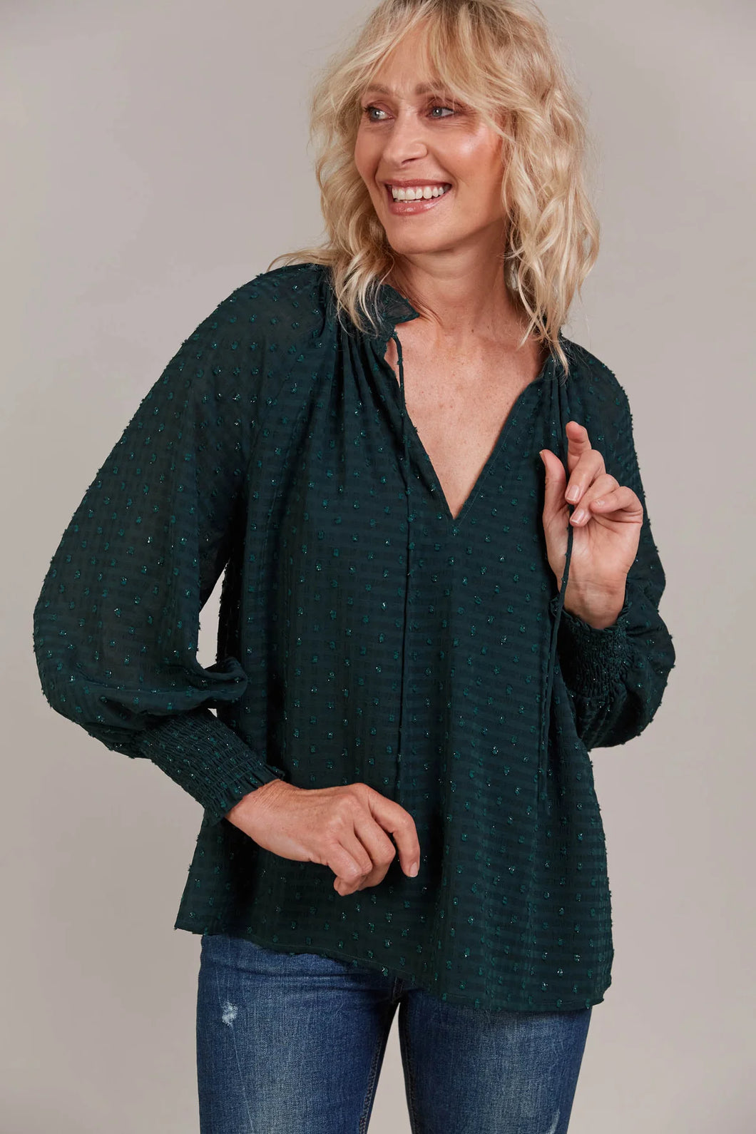 Eb & Ive Ayana Blouse - Peacock