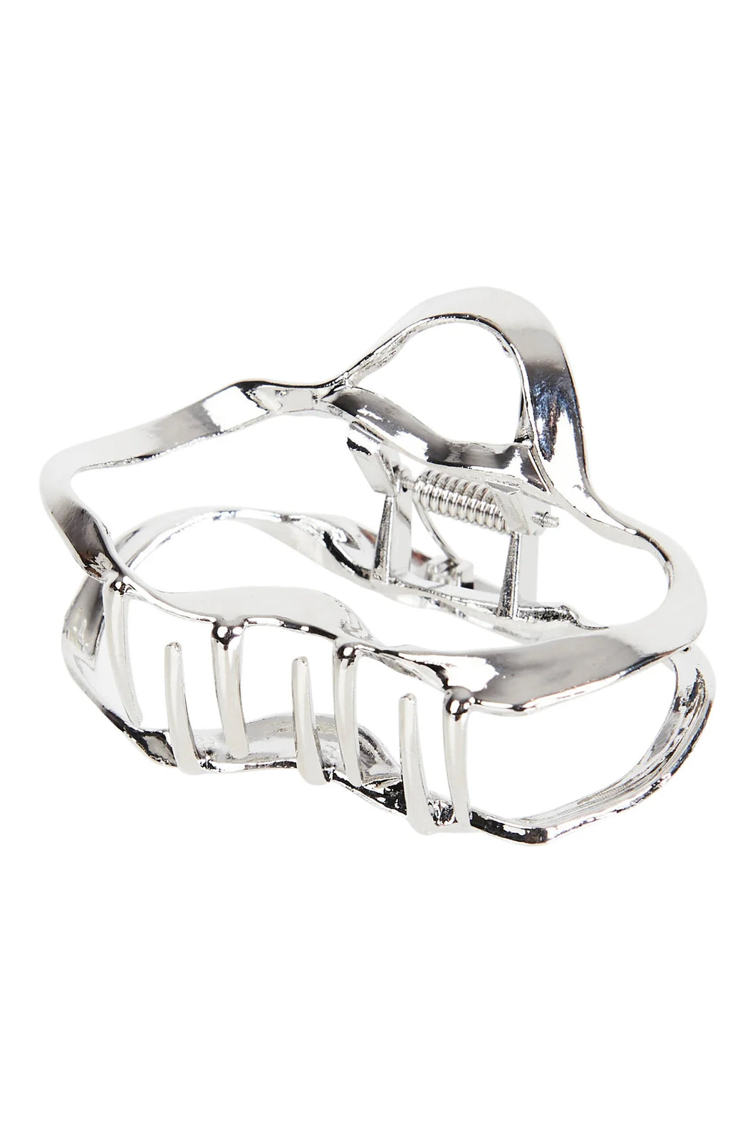 Eb & Ive Ivy Small Hair Claw Clip - Silver