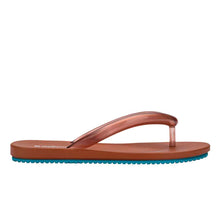 Load image into Gallery viewer, Melissa Airflow Flip Flop Sandals - Brown / Blue
