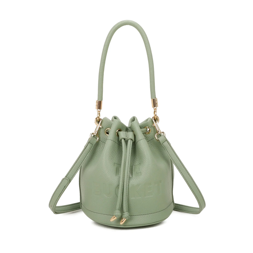 Bucket Drawstring Bag - Sage