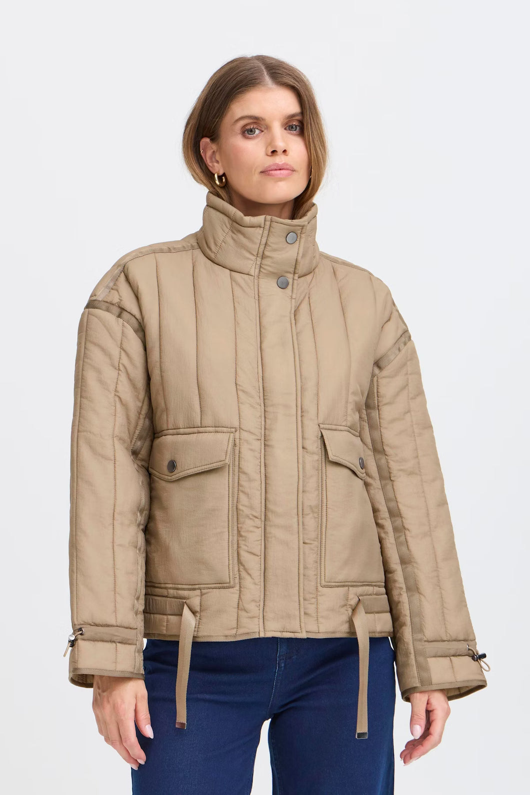 Fransa Frevita Jacket - Desert Taupe