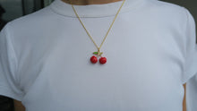 Load image into Gallery viewer, The Lucky Charms Club Cherry Pendant Necklace
