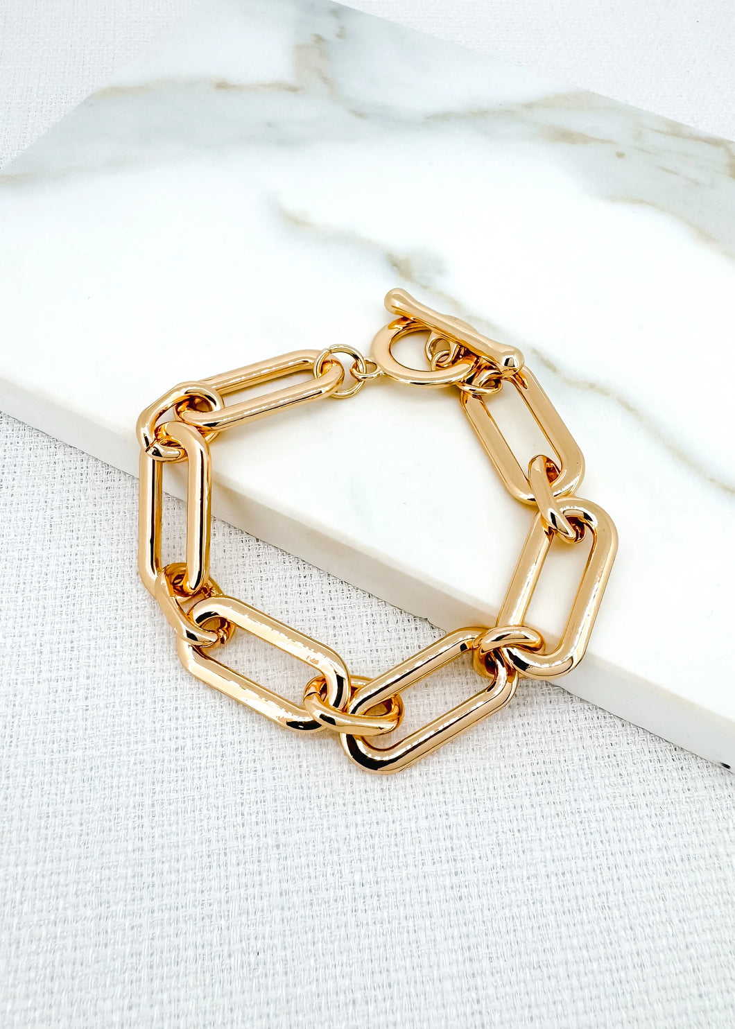 Envy Gold Large Link Bracelet - 4372