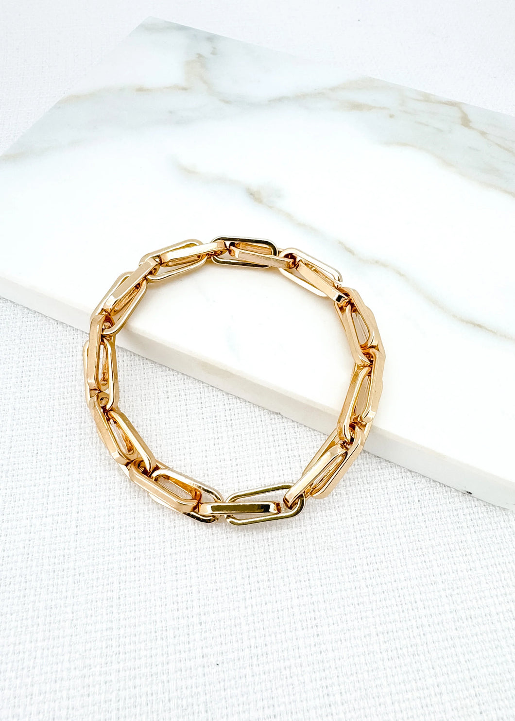 Envy Gold Link Stretch Bracelet - 4400