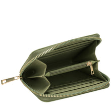 Load image into Gallery viewer, Every Other Zip Round Purse 12140 - Olive - Village Boutique 

