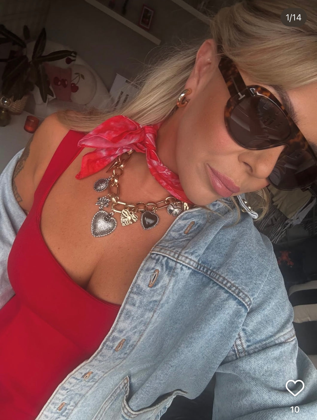 Chunky Heart Necklace