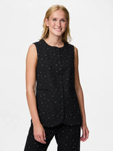 Load image into Gallery viewer, Pieces Michelle Rhinestone Waistcoat Top

