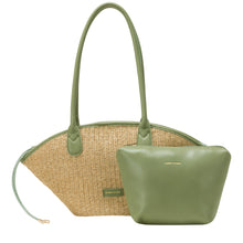 Load image into Gallery viewer, Every Other Straw Curve Bag 12132 - Olive

