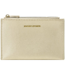 Load image into Gallery viewer, Every Other Zip Top Card Holder Purse 12101 - Gold - Village Boutique 
