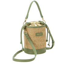 Load image into Gallery viewer, Every Other Straw Bucket Bag 12122 - Olive
