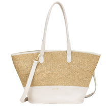 Load image into Gallery viewer, Every Other Twin Strap Large Shoulder Bag - White 12049
