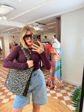 Load image into Gallery viewer, JJXX Jxfreya Ribbed Top - Winetasting
