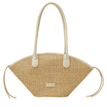 Load image into Gallery viewer, Every Other Straw Curve Bag 12132 - Soft Gold
