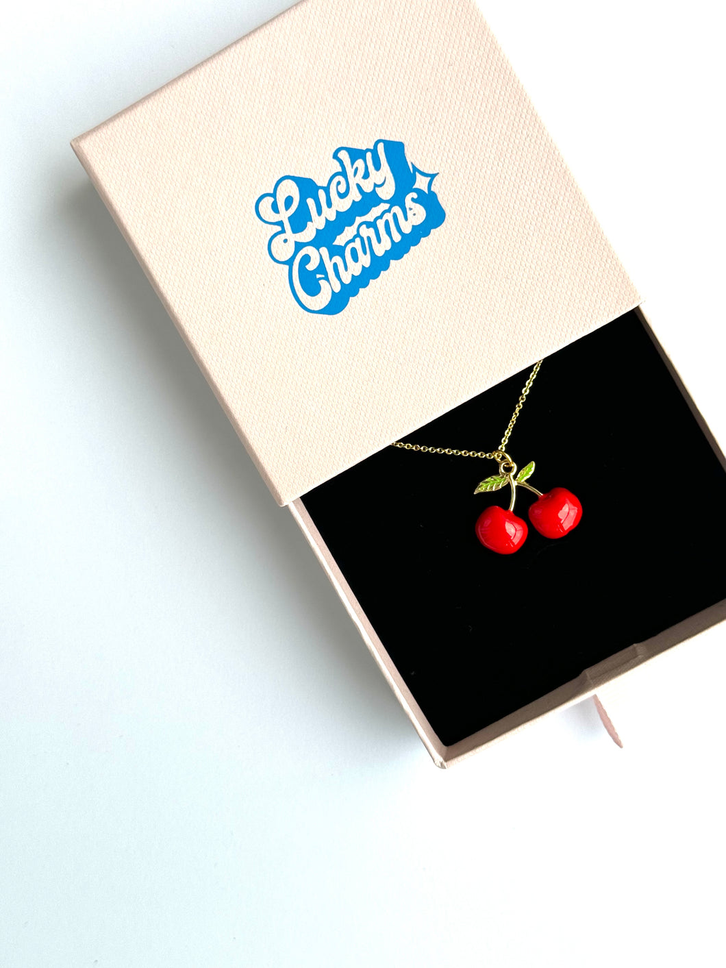 The Lucky Charms Club Cherry Pendant Necklace