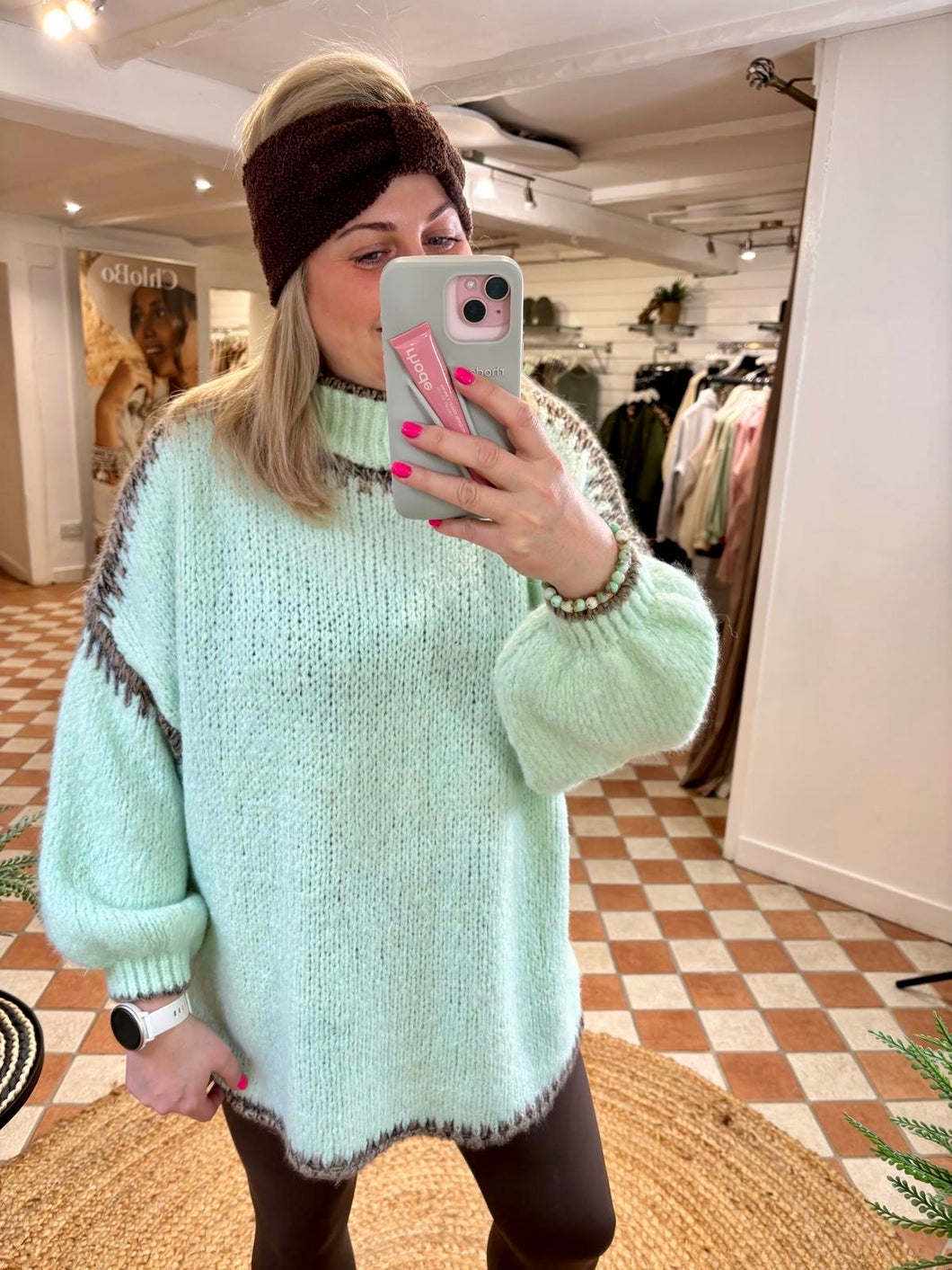 Powder Knit - Mint