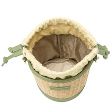 Load image into Gallery viewer, Every Other Straw Bucket Bag 12122 - Olive
