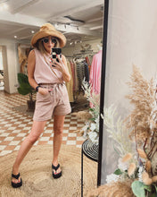 Load image into Gallery viewer, YaYa Sleeveless Woven Top - Soft Mauve Pink 701282
