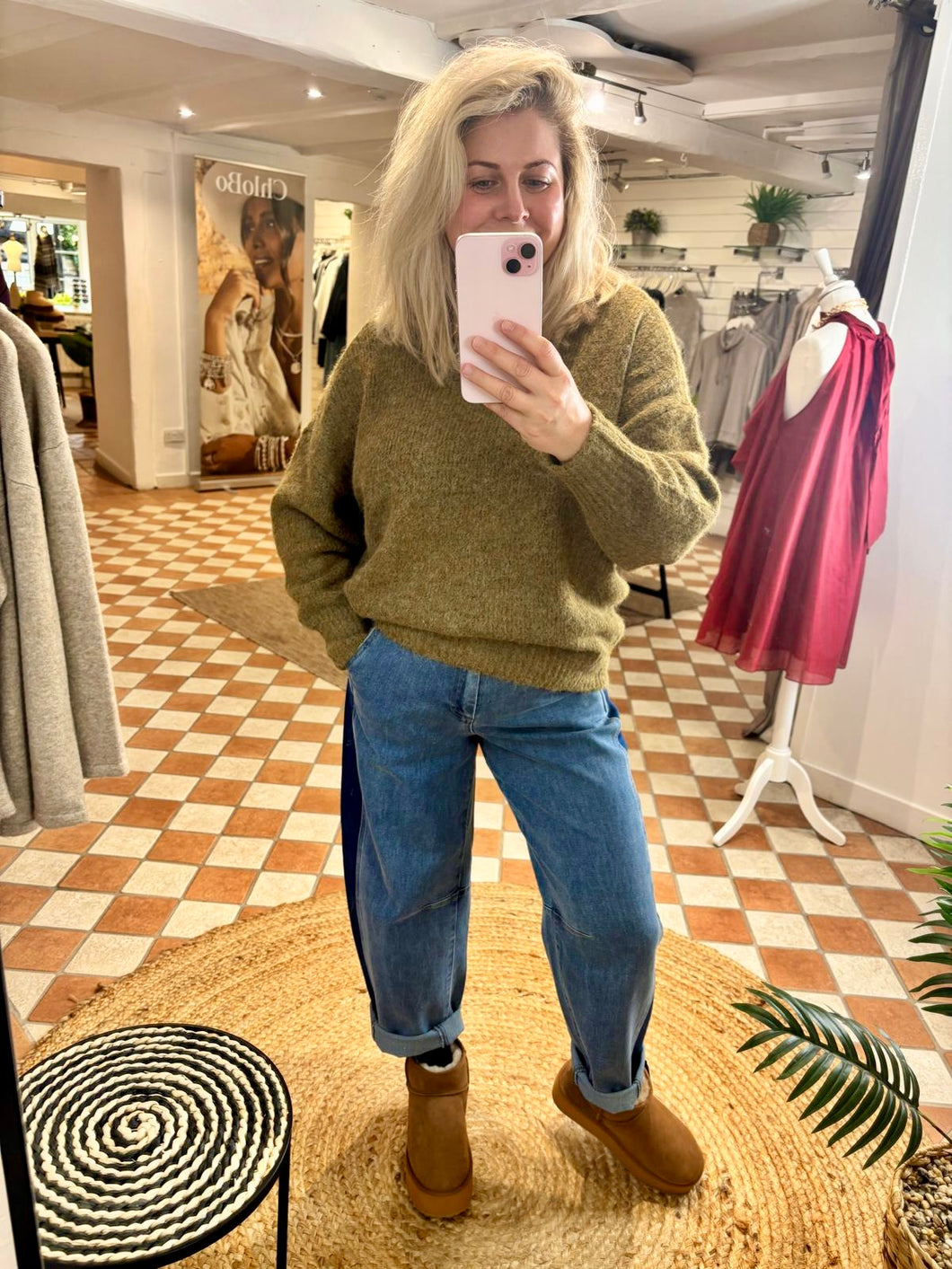 Fransa Frelisa Knit - Kangaroo Melan