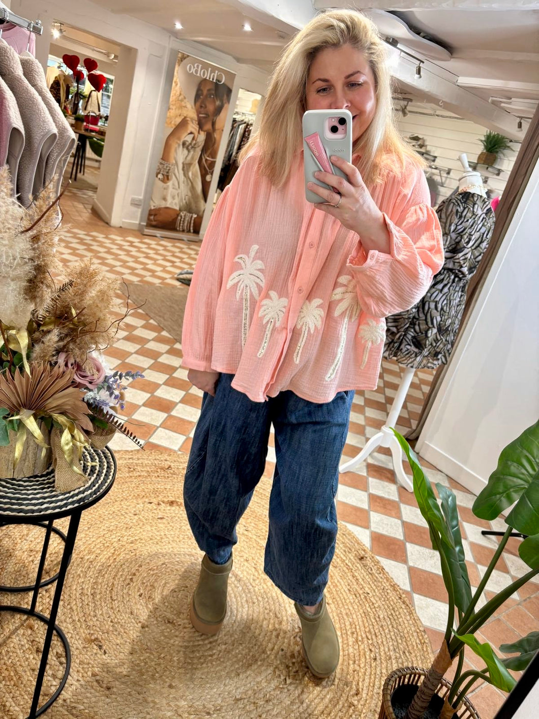 Palm Beach Shirt - Peach