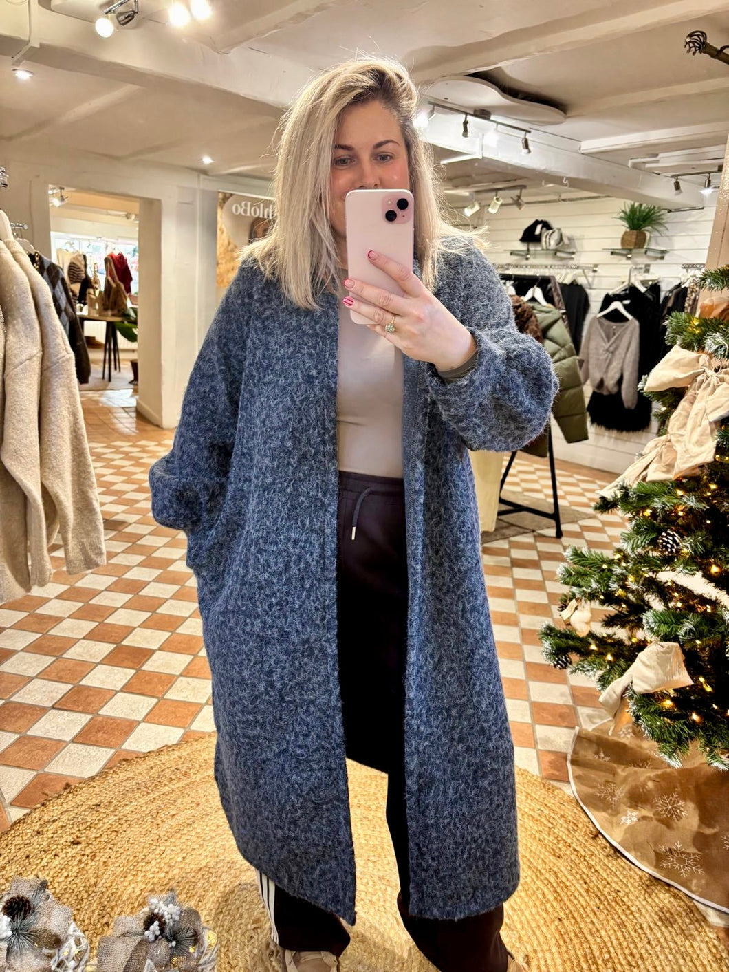 Twiggy Overcoat - Navy