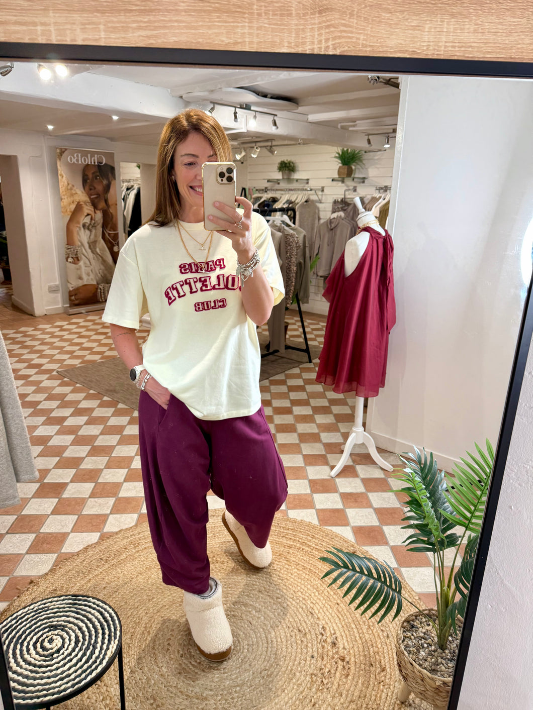 Balloon Joggers - Plum