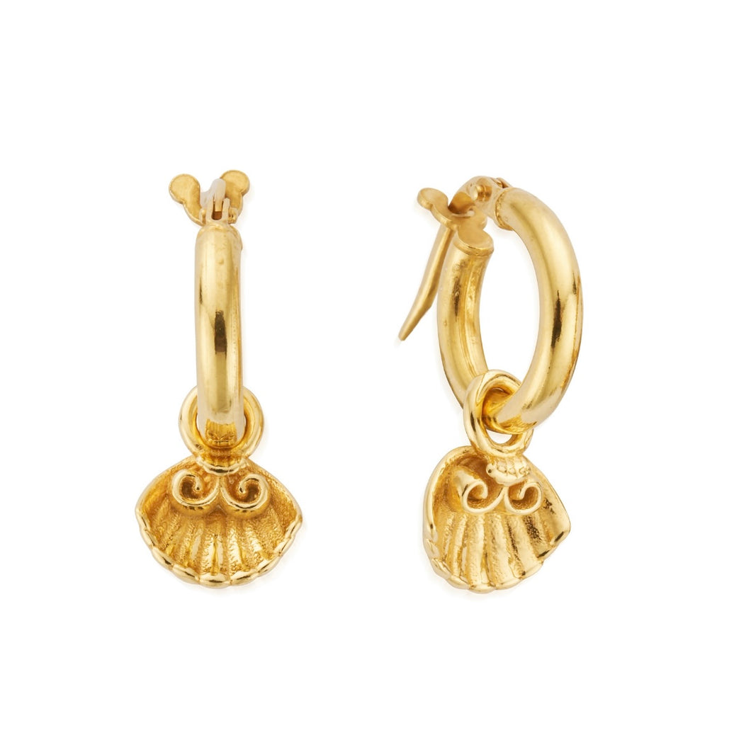 ChloBo Gold Travel Seeker Small Hoop Earrings - GEH3403