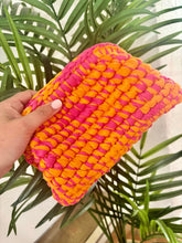 Load image into Gallery viewer, Mambo Clutch Bag - Fuschia / Orange
