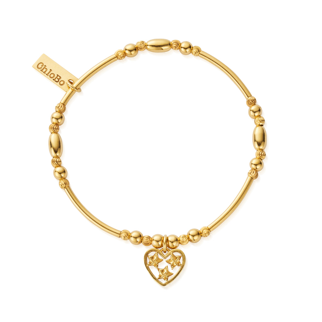 ChloBo Gold Heart Of Hope Bracelet - GBMCMN3401