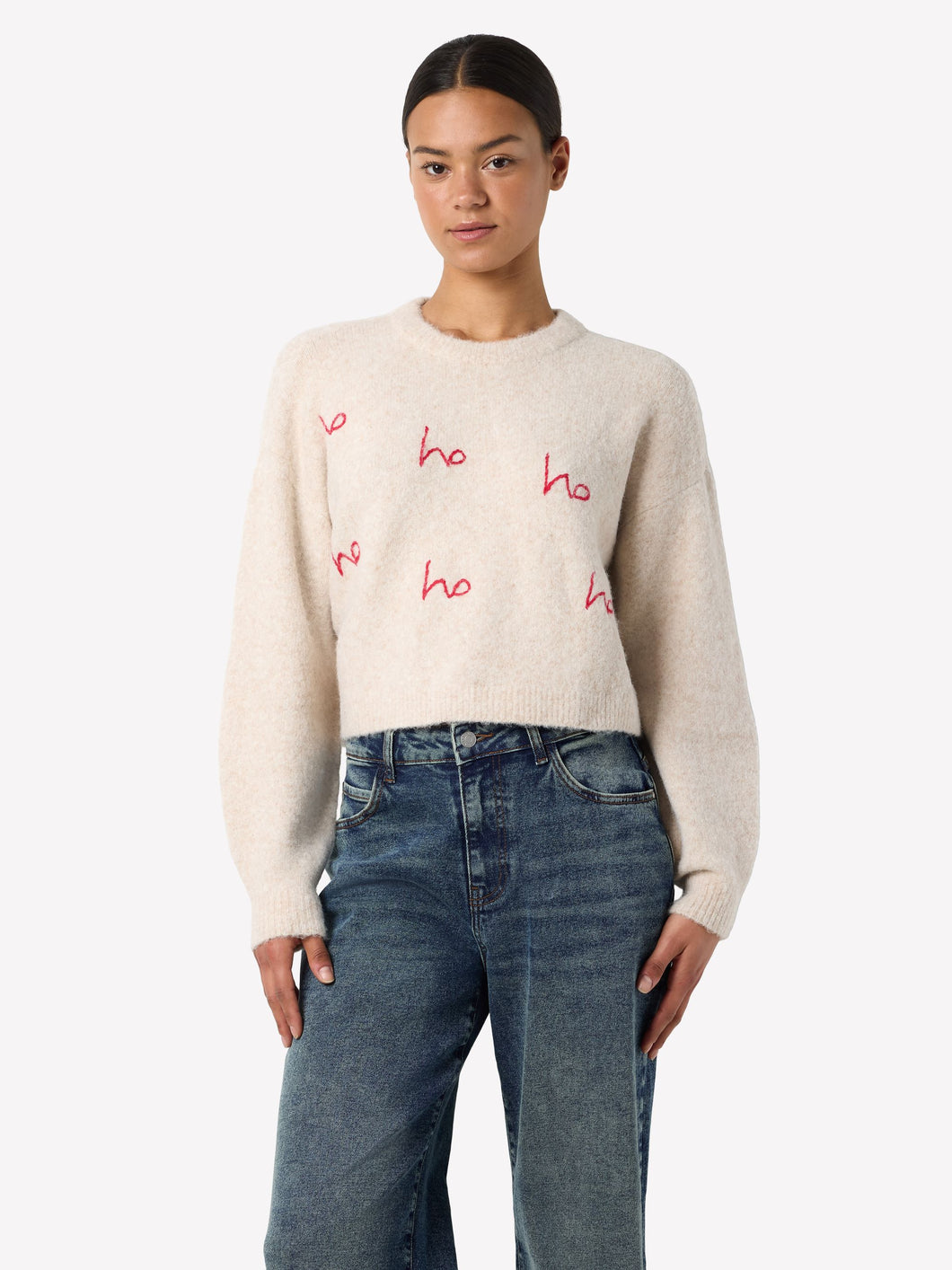 Noisy May NMvixen Ho Ho Ho Knit